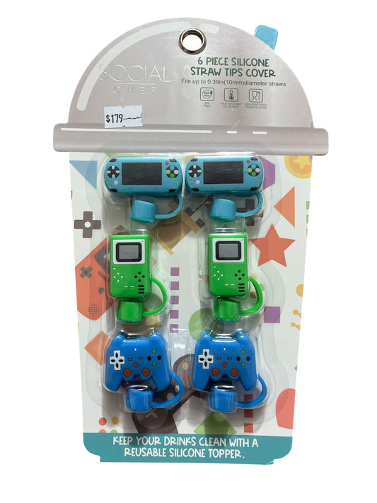 6 cubre popotes de silicon Videojuegos