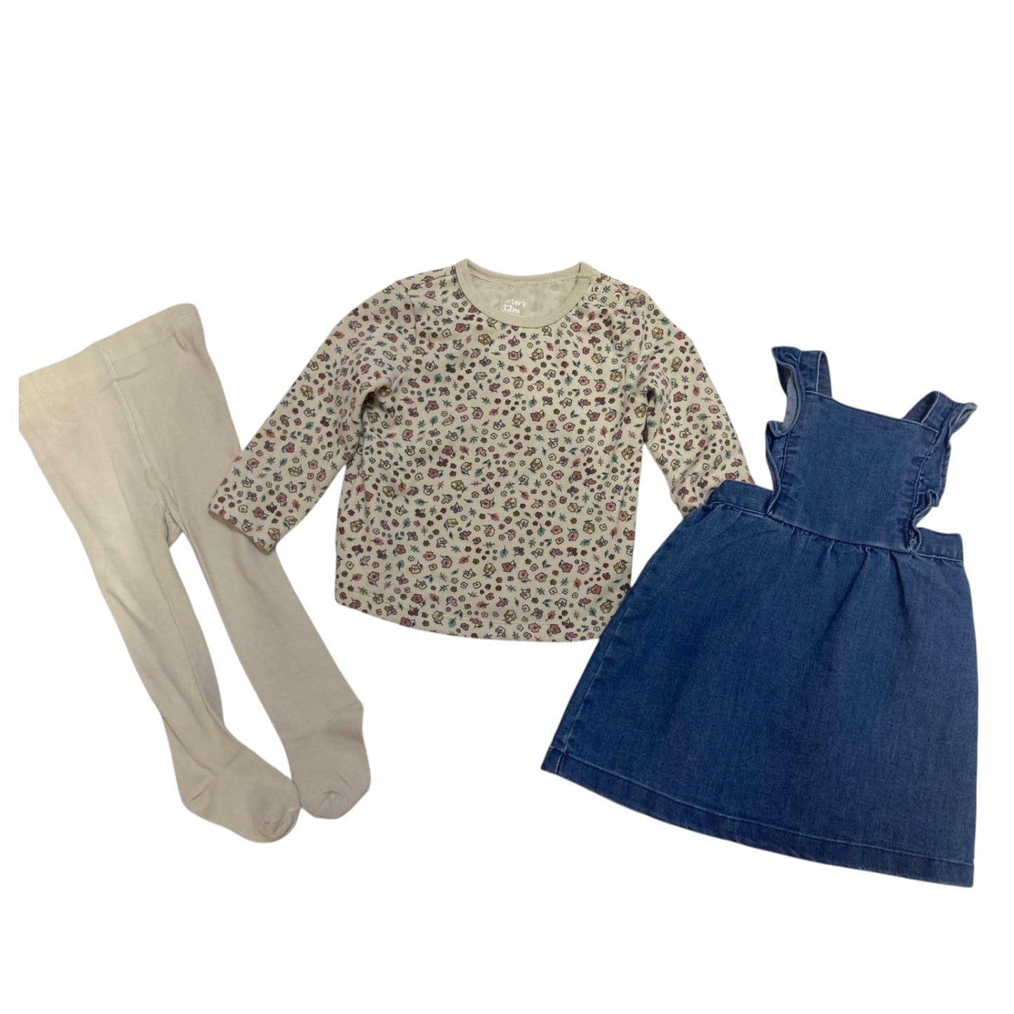 Conjunto mezclilla + malla