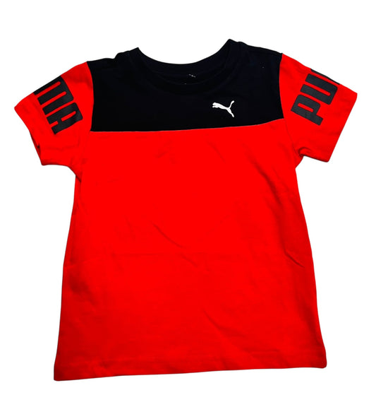 Playera Puma negra rojo