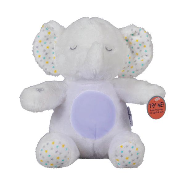 Peluche elefante musical con luz