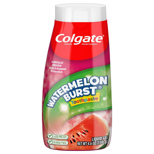 Pasta colgate kids sandia