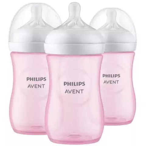 3 biberones Avent 9oz 1m+