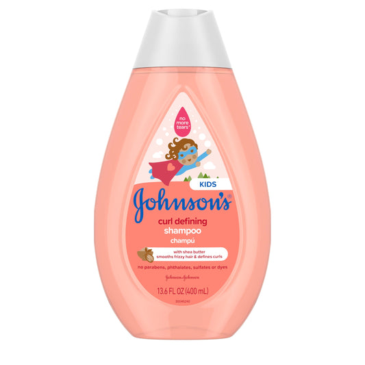 Shampoo Champú Johnson's curly rizos naranja