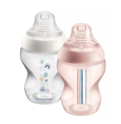 2 Biberones Tommee Tippee Closer to nature 9oz 0m+