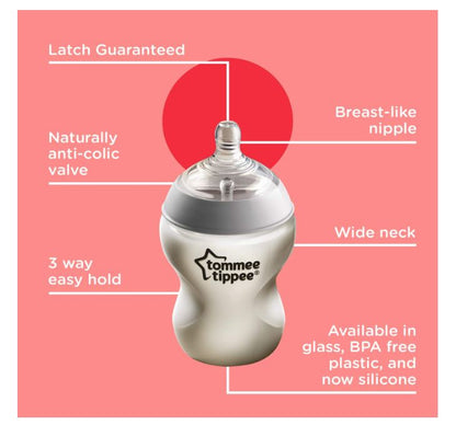 4 biberones tommee tippee 9oz closer to nature