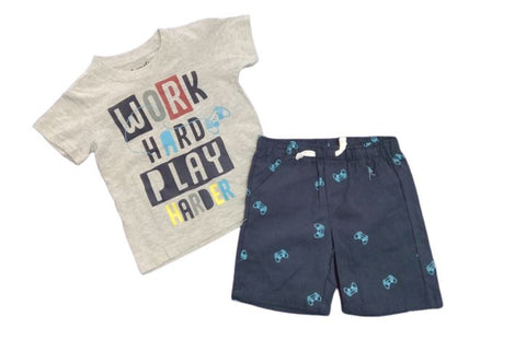 Conjunto 2 Pzas Work Hard Play Harder