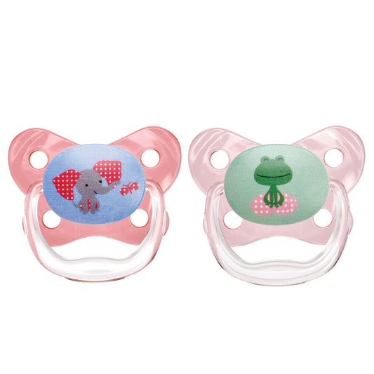 2 chupones prevent DR BROWN 6-12meses - Rosa