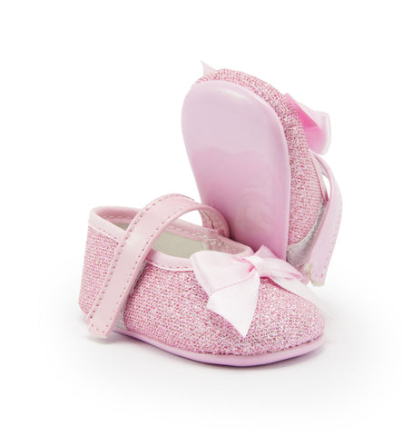 Zapatos rosas con glitter