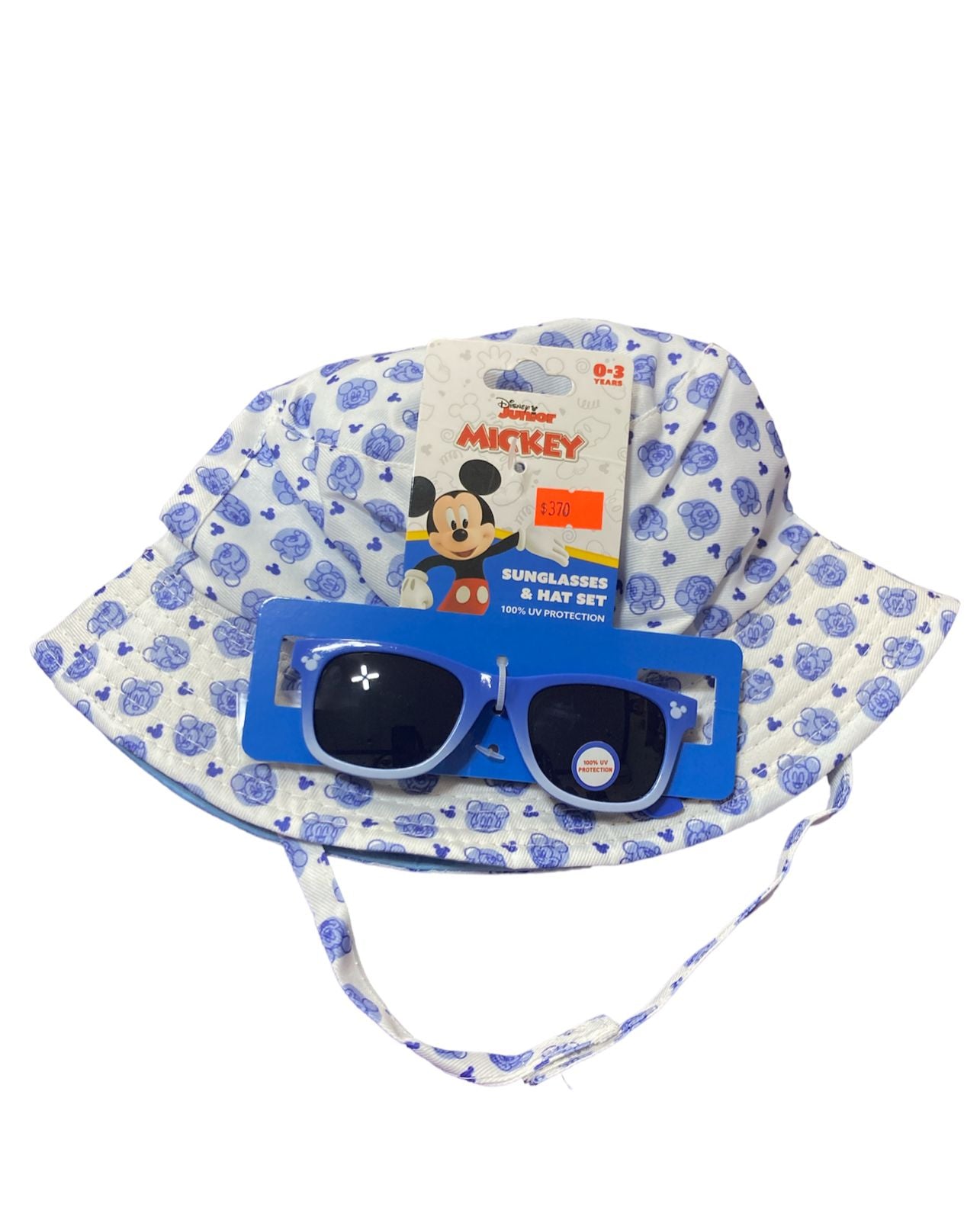 Sombrero para el sol + lentes Mickey moue