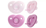 Paquete con 2 chupones soothies: Rosa 3-18m