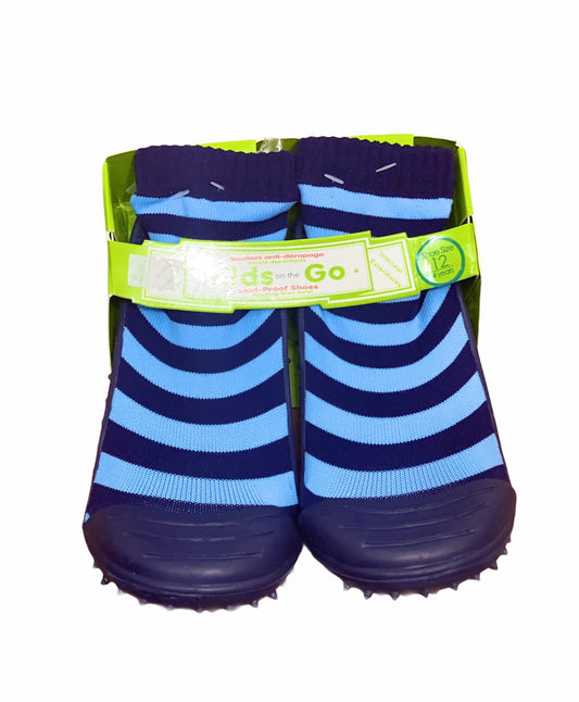 Calcetas antiderrapantes azul/celeste