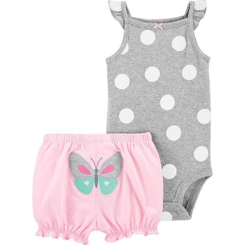 Conjunto short mariposa