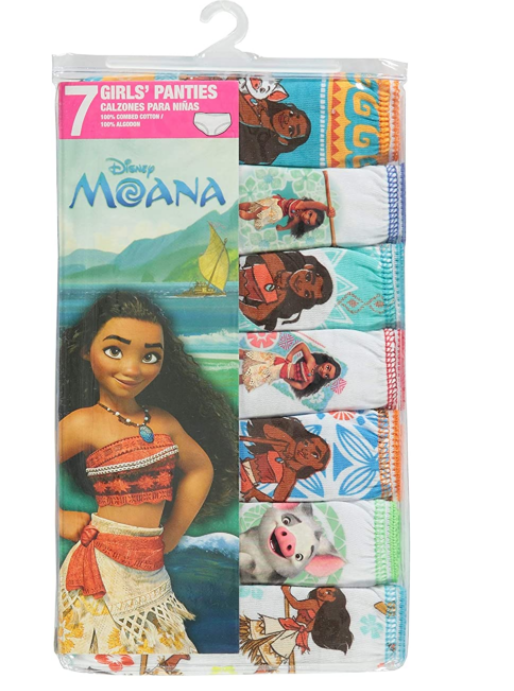 7 pack calzoncitos Moana